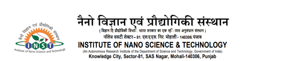 Institute of nano science & technology research associate