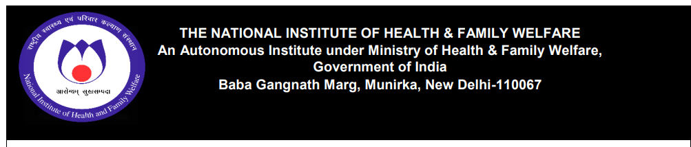 national institute of health and family welfere recruitment