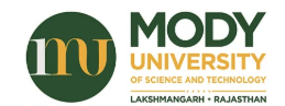Mody University Recruitment 2025