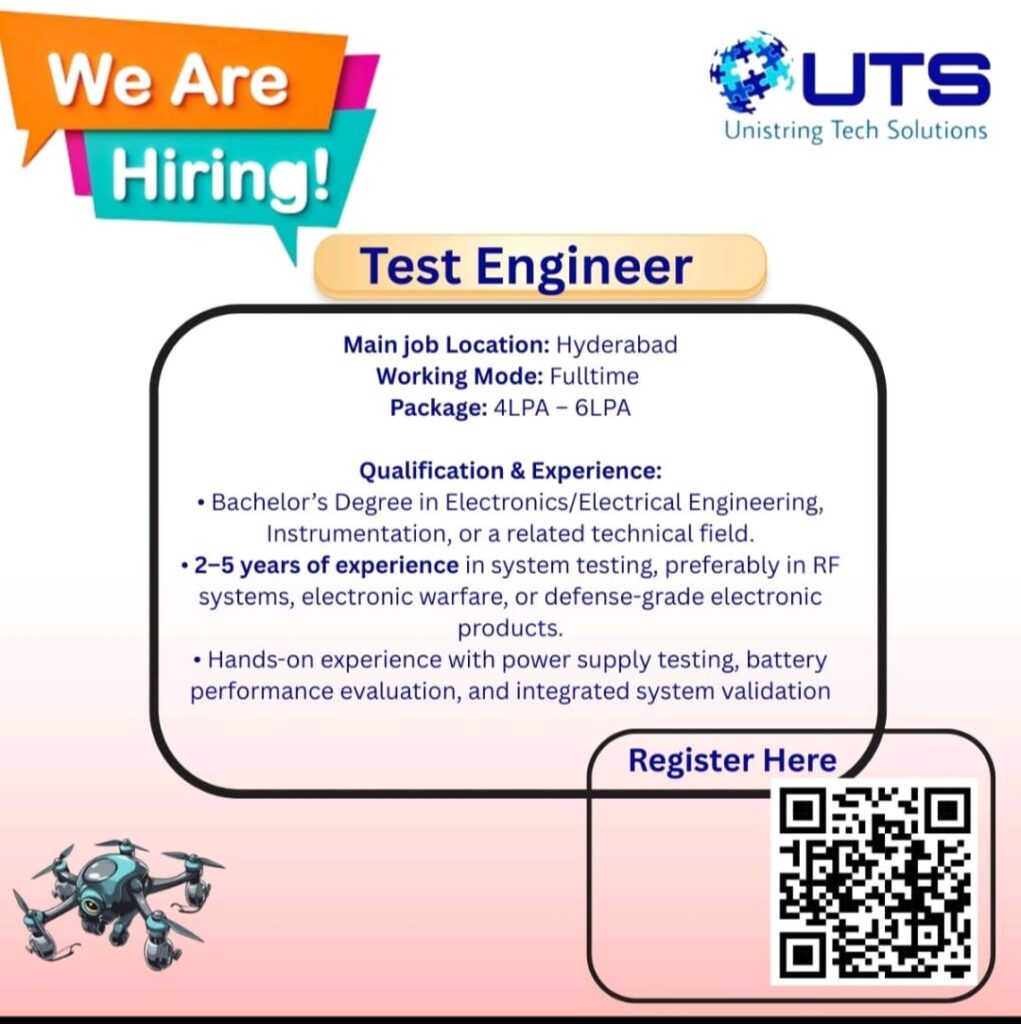 Unistring Tech Solutions Recruitment 2025 – Apply for Test Engineer Post in Hyderabad