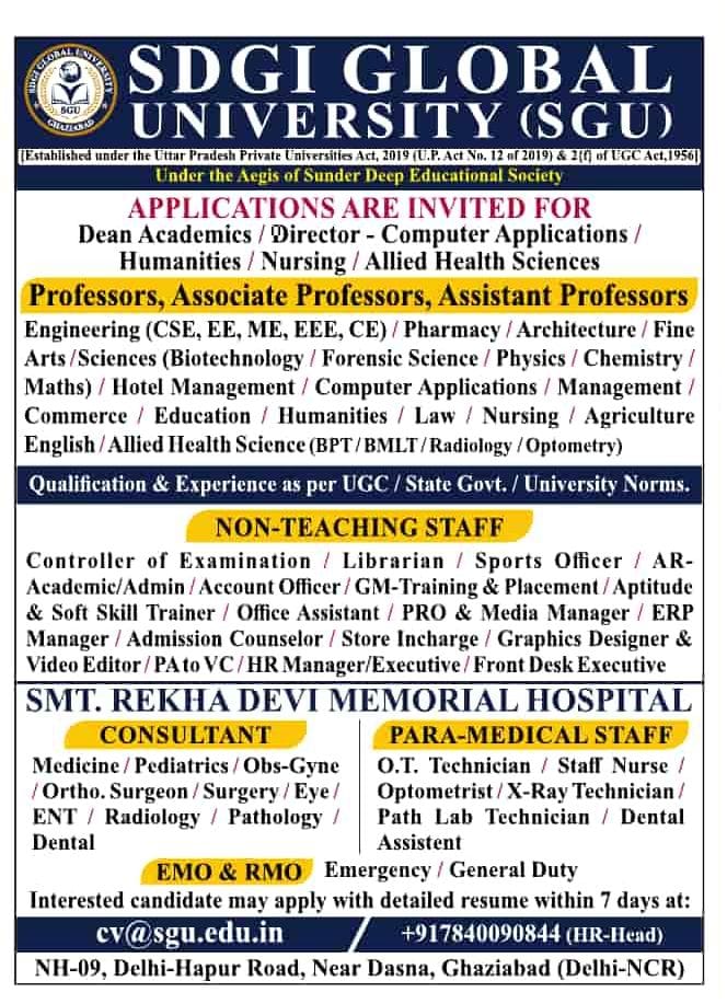 SGU Global University Recruitment